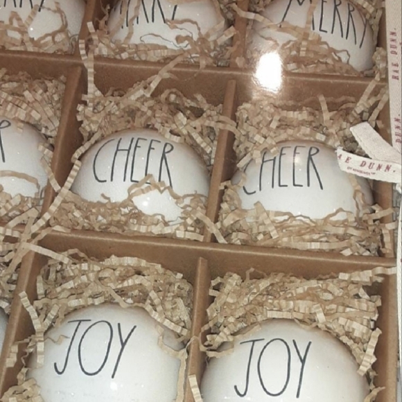 Rae Dunn White Holiday Ornaments - Picture 3 of 5